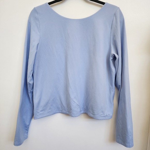 OFFLINE by Aerie Tops - OFFLINE by Aerie The Hugger Long Sleeve Low Scoop Back Top Light Blue XXL